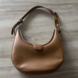 Madison West Tan Shoulder Bag